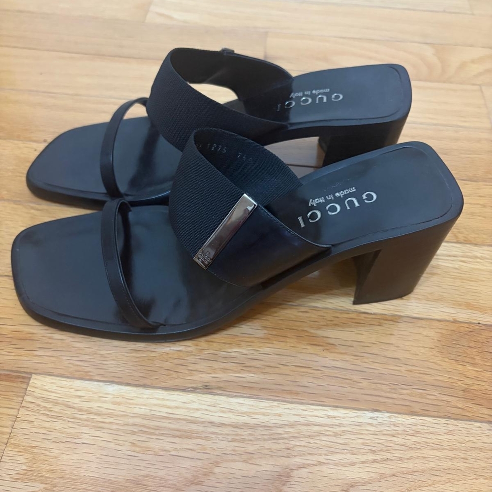 Gucci Black Heeled Sandals for Women
